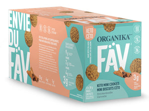 ORGANIKA Fav Keto Mini Cookies Snickerdoodle (30 gr - 12 sachets)